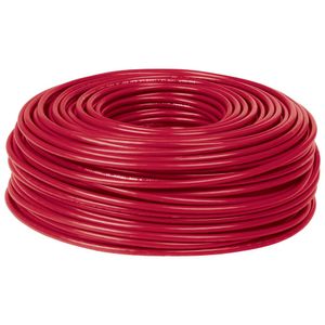Cable THHW-LS, 14 AWG, color rojo rollo 100 m
